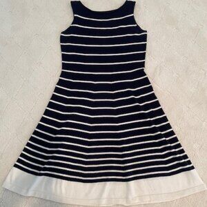 Ralph Lauren Nautical Blue & Cream Stripe Tank Dress – MEDIUM